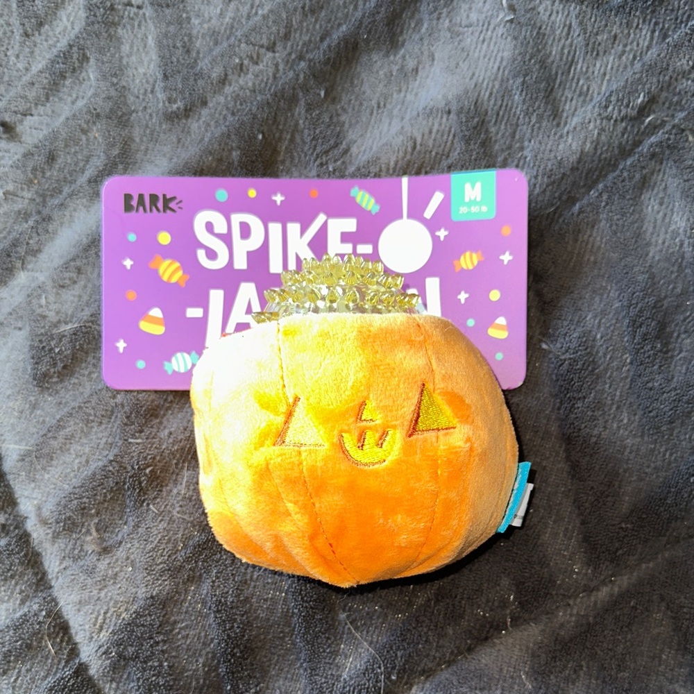 Bark Halloween Pumpkin Dog Toy spike-lantern Medium dog toy New